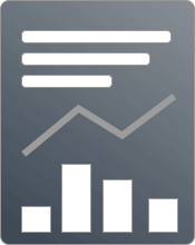 Report icon for employee recognition report.